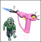 THiCket Raygun Torch Lighter, with Adjustable Flame and Safety Lock (Pink)