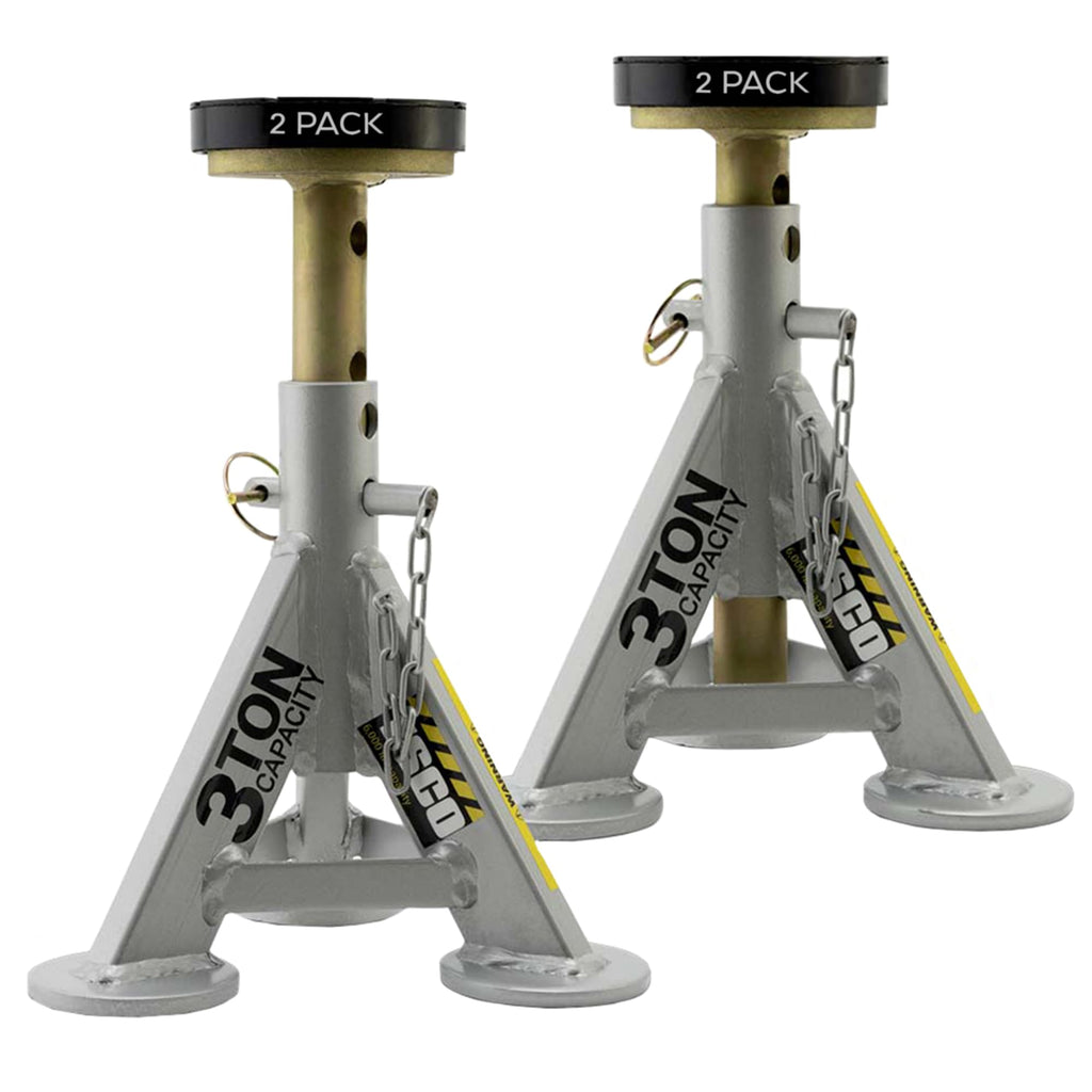 ESCO 3 Ton Performance Shorty Low Profile Jack Stands, 1 Pair