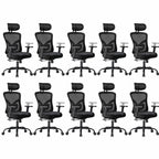 Marsail Ergonomic Office Chair with Lumbar Support and 2D Headrest