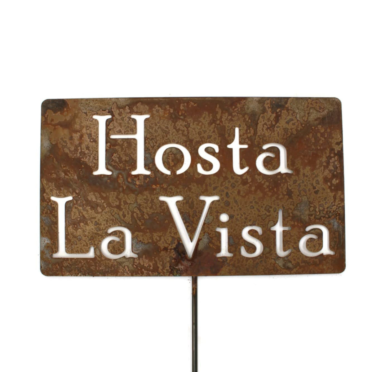 Funny Garden Stake 20 to 33 Inches Tall (No Pesticides Please, XL 33" Tall)