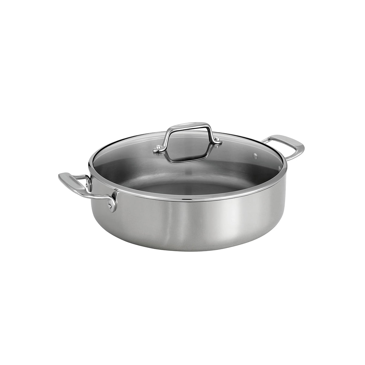 Tramontina Boston Tri-Ply Clad Stainless Steel 8-Pc Pots and Pans Set