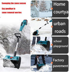 Brushless Motor Cordless Snow Shovel, 12-Inch Width, 21V Battery, 26ft Throwing Distance, Adjustable Handle & Chute for Easy Snow Removal on Sidewalks