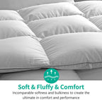 APSMILE Duvet Insert,Down Feather Fibers Comforter Queen-All Season Blanket