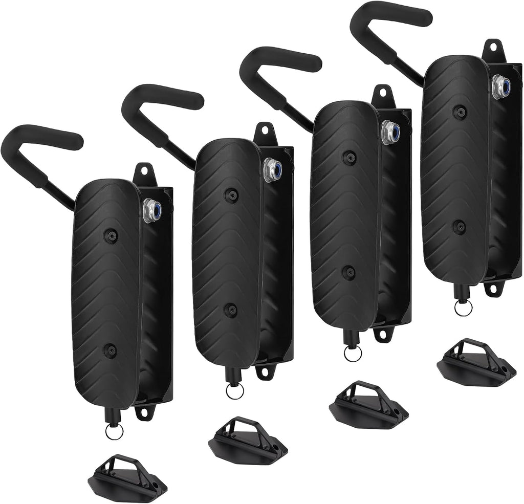 Four Packs Bike Wall Mount Bicycle Swivel Hanger Vertical Bike Rack Bicycle Storage Rack