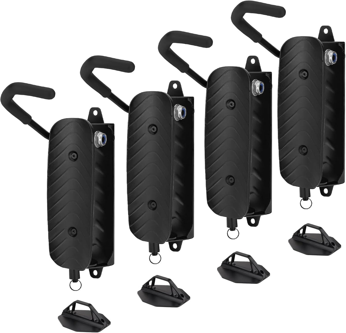 Four Packs Bike Wall Mount Bicycle Swivel Hanger Vertical Bike Rack Bicycle Storage Rack