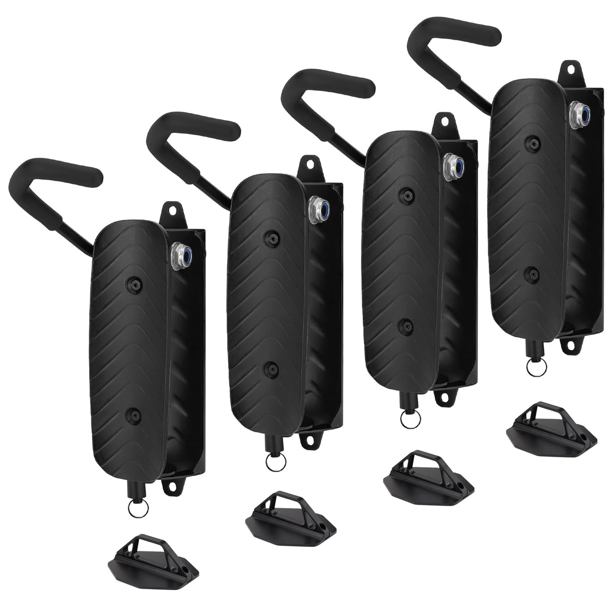 Four Packs Bike Wall Mount Bicycle Swivel Hanger Vertical Bike Rack Bicycle Storage Rack