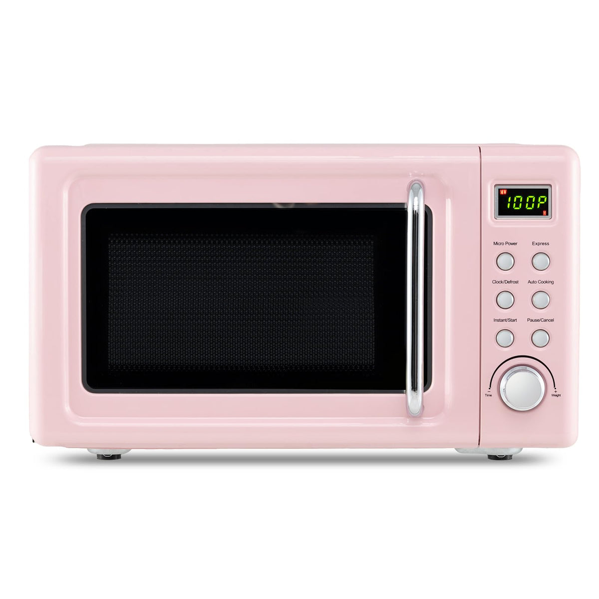 MAT EXPERT 0.7 Cu.ft Compact Microwave Oven, Digital Timing & Child Lock, Small Microwave w/Glass Turntable & 6 Preset Buttons, Delayed Start Function, 700W Mini Microwave w/5 Micro Power (White)