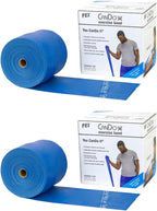 CanDo Twin-Pak Exercise Band, Blue, 100 Yard