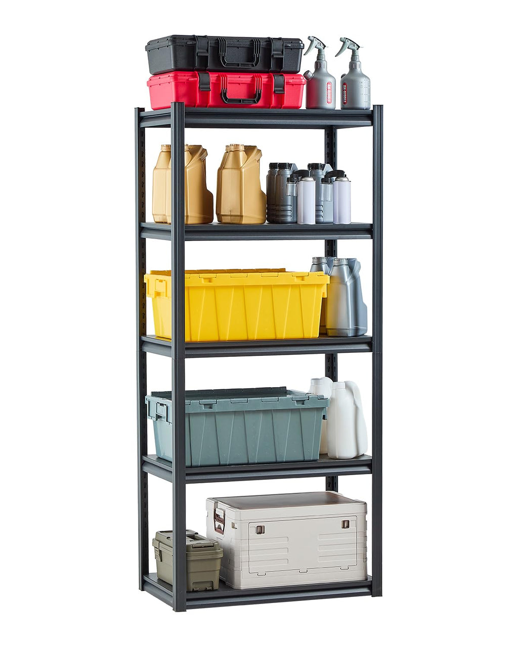 VEVOR Storage Shelves 5-Tier Adjustable 2000 lbs 48"x18"x72" Shelving Unit