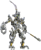 3D Metal Puzzle Snake Model Kit, 1000PCS DIY Assemble Steampunk Mechanical Viper Shadow Cobra with LED Light-Up Eyes, Creative Handcrafted Metal Art Craft Desktop Display & Decoration for Adults