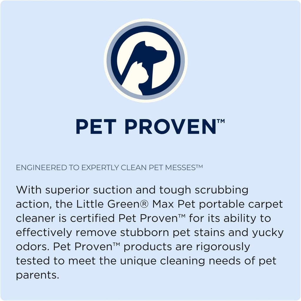 BISSELL Little Green Max Pet Portable Carpet Cleaner, 3860
