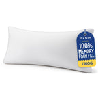 AM AEROMAX 18x18 Memory Foam Throw Pillow Inserts, 4 Pack, Square, White