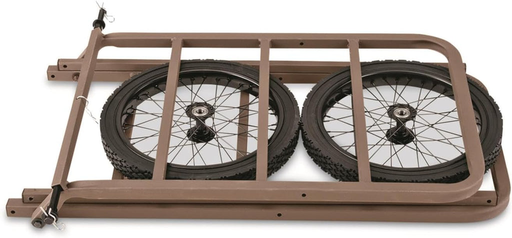 Guide Gear Deluxe Deer Cart, Game Hauler Hunting Gear Accessories, with Big Wheels