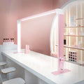 Half Moon Light for Nail Desk, New Upgraded Square Lash Light, Nail Tech Light 3 Color Temperature 4000K-6500K and Dimmable Brightness