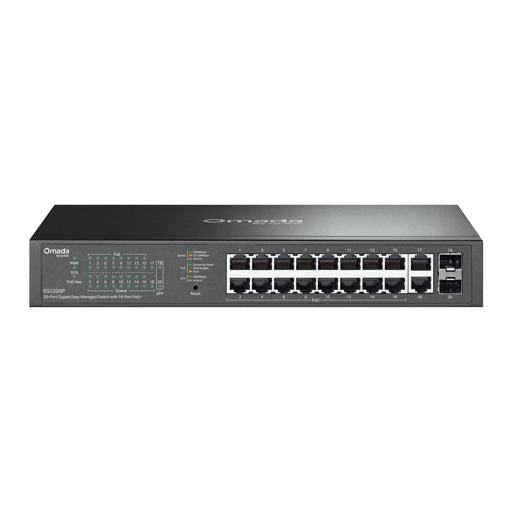 Omada ES206XPP-M2, 5 Port 2.5G Easy Managed PoE Switch