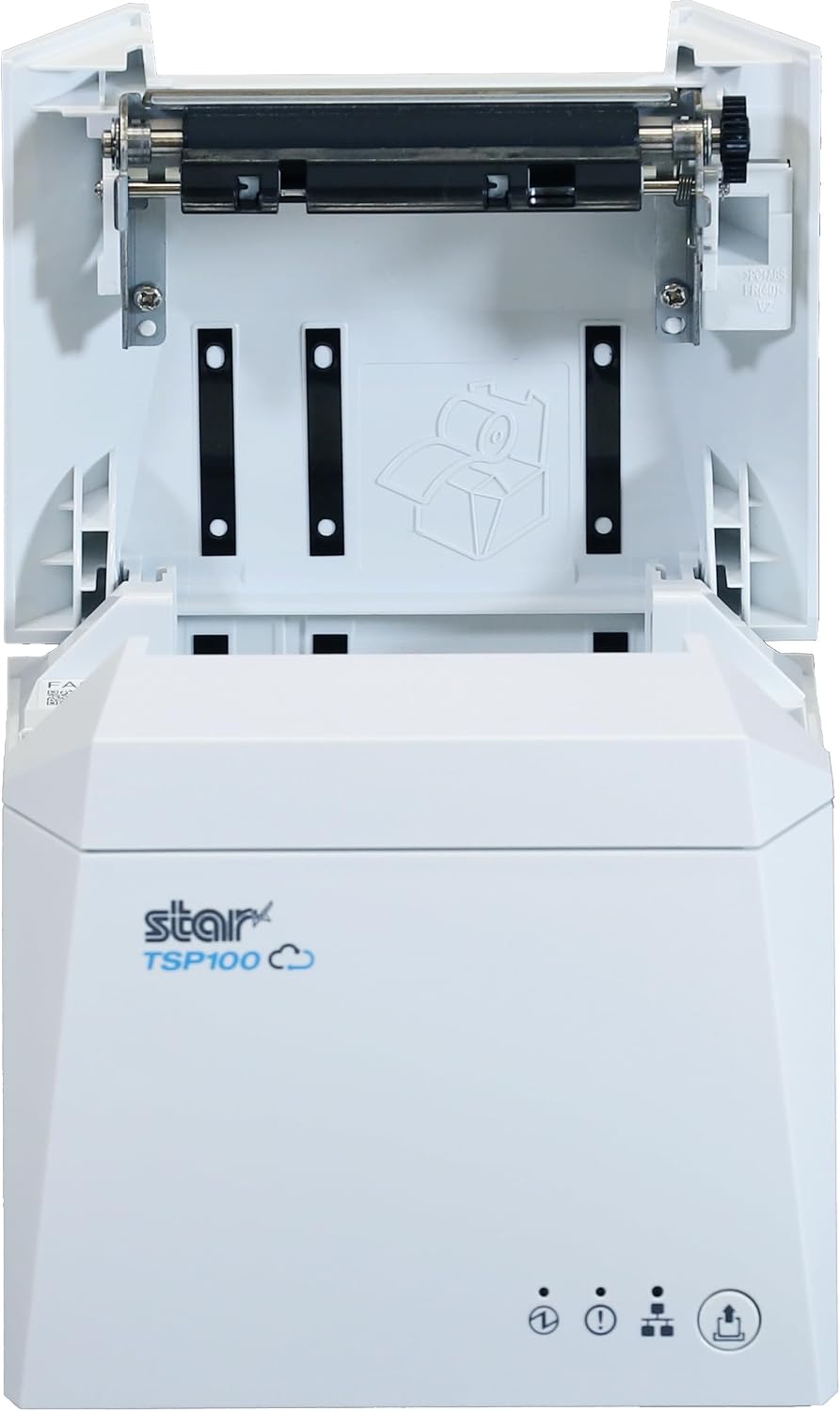 Star Micronics TSP143IVUE USB/Ethernet (LAN) Thermal Receipt Printer with Android Open Accessory (AOA), CloudPRNT, Cutter, and Internal Power Supply - White