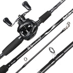 Sougayilang 2-Piece Baitcasting Rod and Reel Combo