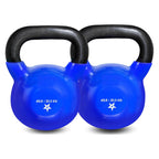 Yes4All Vinyl Kettlebell, 5–100 Lb Strength Training Kettlebell