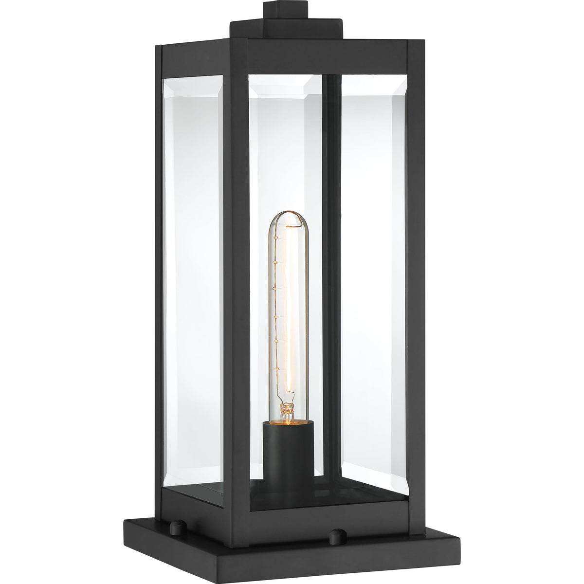 Quoizel Westover 16" Outdoor Pier Mount Light, Earth Black