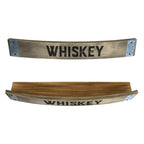 Aged & Charred Whiskey Barrel Shelf