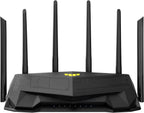 ASUS TUF Gaming WiFi 6 Router (TUF-AX6000) -Dedicated Gaming Port, Dual 2.5G Port, 3 Steps Port Forwarding, Extendable Router with AiMesh (Renewed)