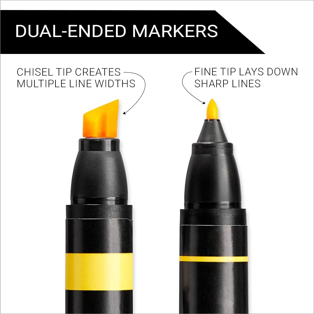 Prismacolor Premier Dual-Ended Art Markers, Alcohol Marker Set, Assorted Colors, 72 Count - Adult Coloring, Drawing, Arts & Crafts, Bible Study Supplies