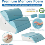 Ahpmeoa 6PCS Wedge Pillow Set for After Surgery, Sit Up Pillow, White