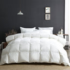 APSMILE Duvet Insert King,Fluffy Down Feather Fibers Comforter-All Season
