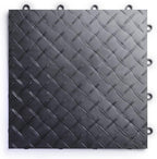 SnapLock RaceDeck Diamond 12"x12" Interlocking Garage Tiles, 24pk, Graphite
