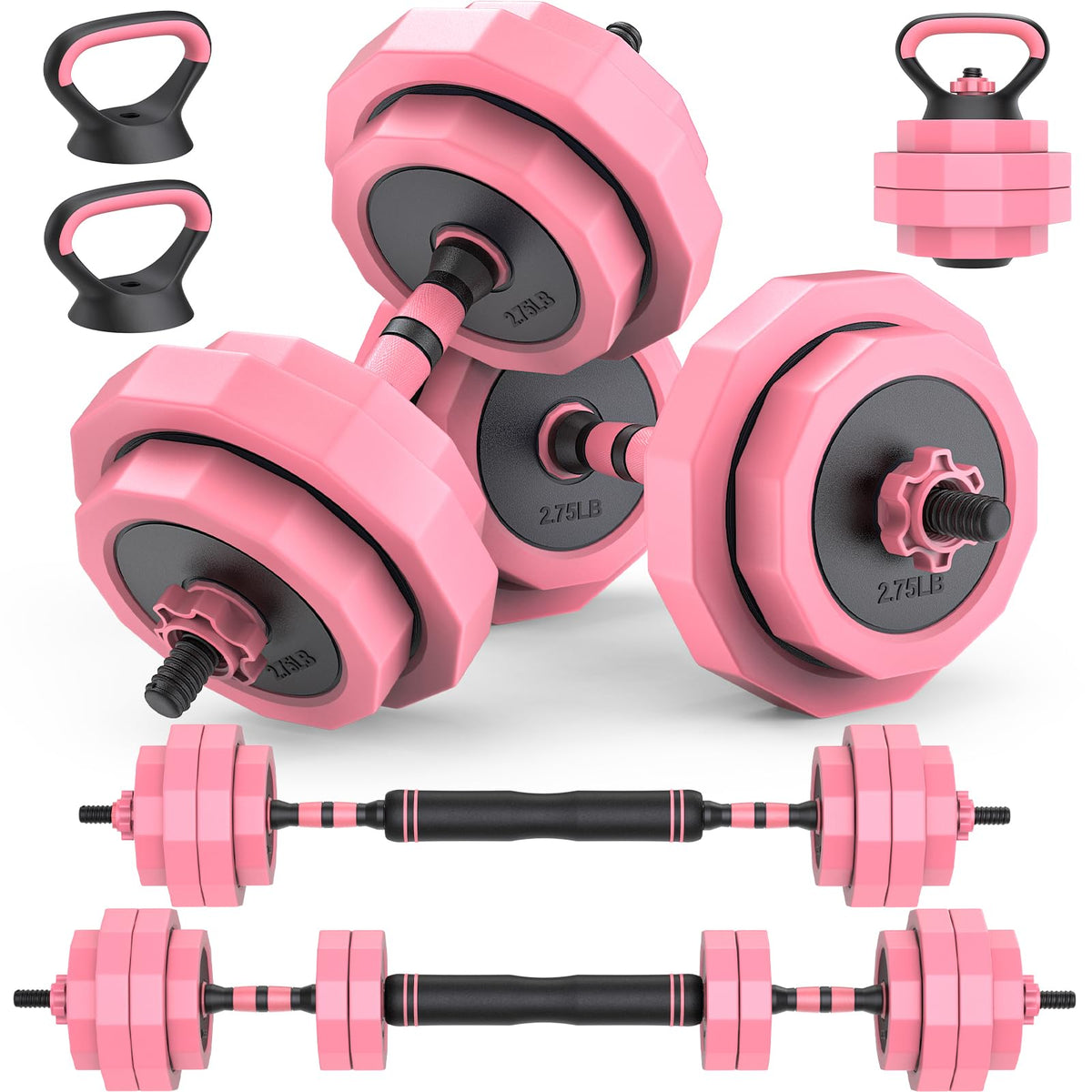 Rendpas Adjustable Dumbbell Set – Free Weights for Home Gym Workouts