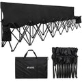 1MORE Folding Bench, Portable Foldable Sideline Bench for Team with Carry Bag