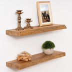 Marsmiles 55in Long Floating Shelves for Wall Mounted, 1Pack|Natural