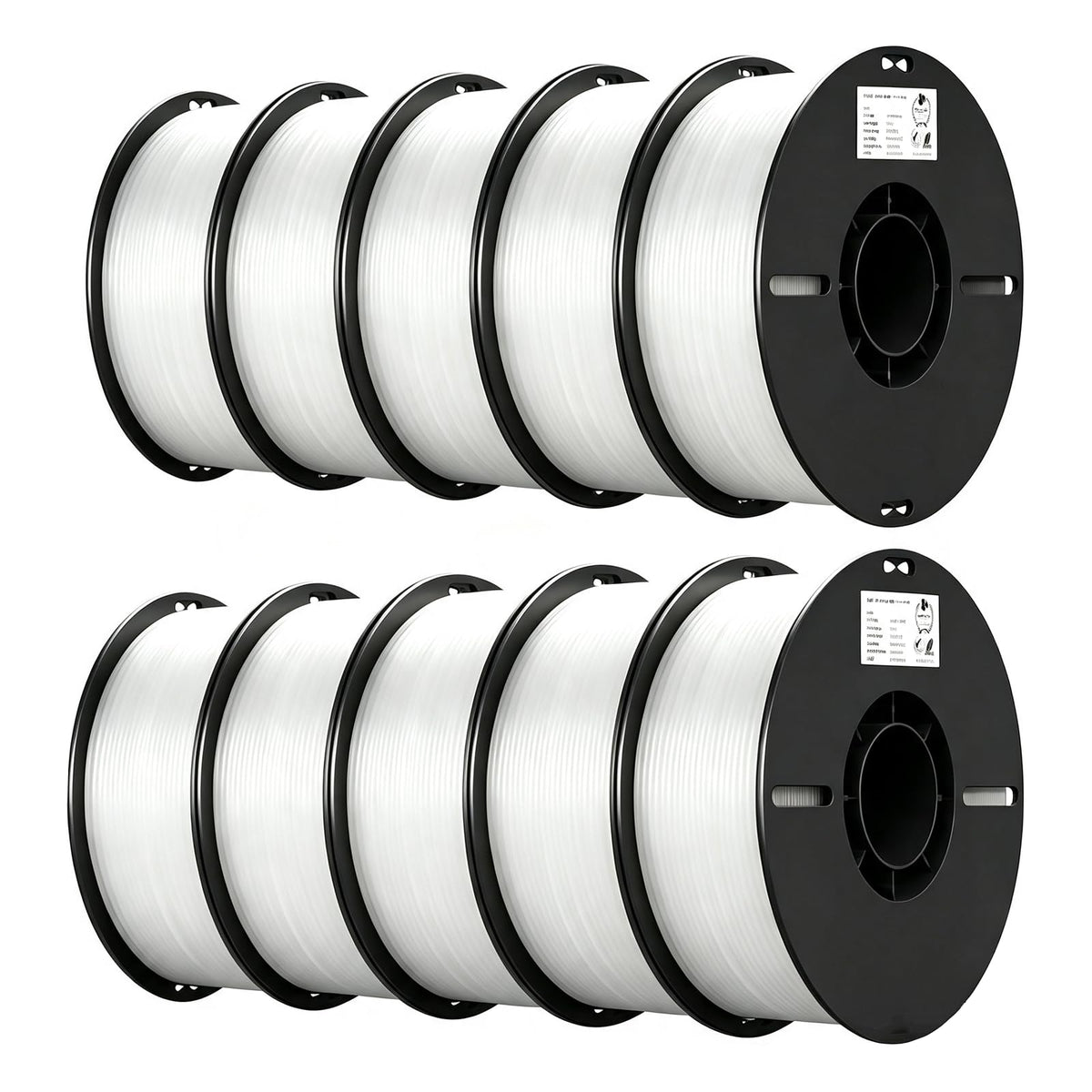 Creality PLA 3D Printer Filament, Multicolor, 12-Pack, 12KG Total