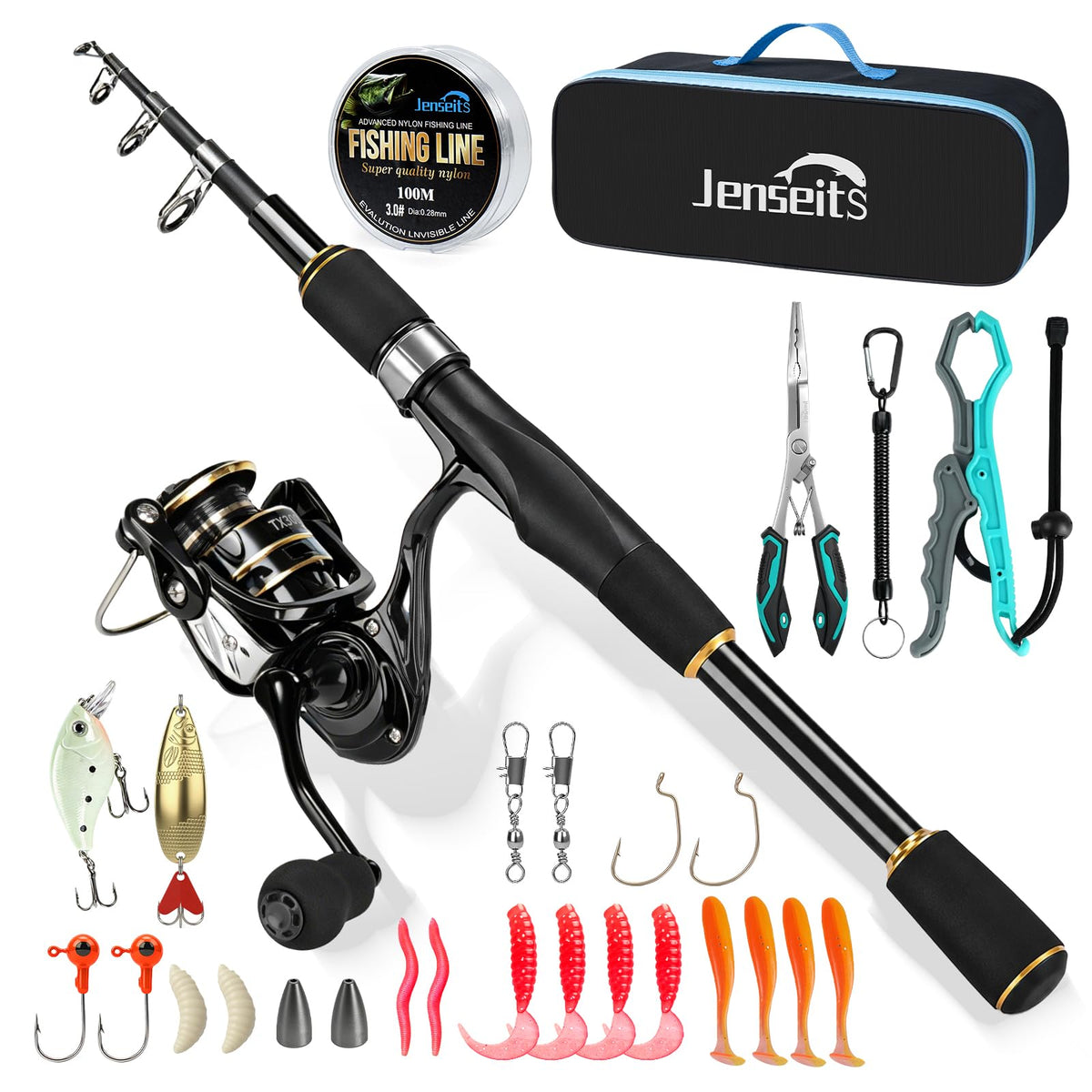 Jenseits Fishing Rods, Fishing Pole & Reel Combos for Freshwater Fishing