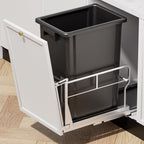 Insputer Dual 40QT Pull Out Trash Can Under Cabinet with Soft-Close Slides