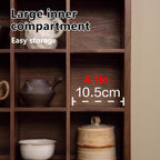 Wall Mounted Decor Display Case, Solid Wood Display Stand, Floating Storage Rack,for Collectible Figurines, Trinkets, Curios, Succulents