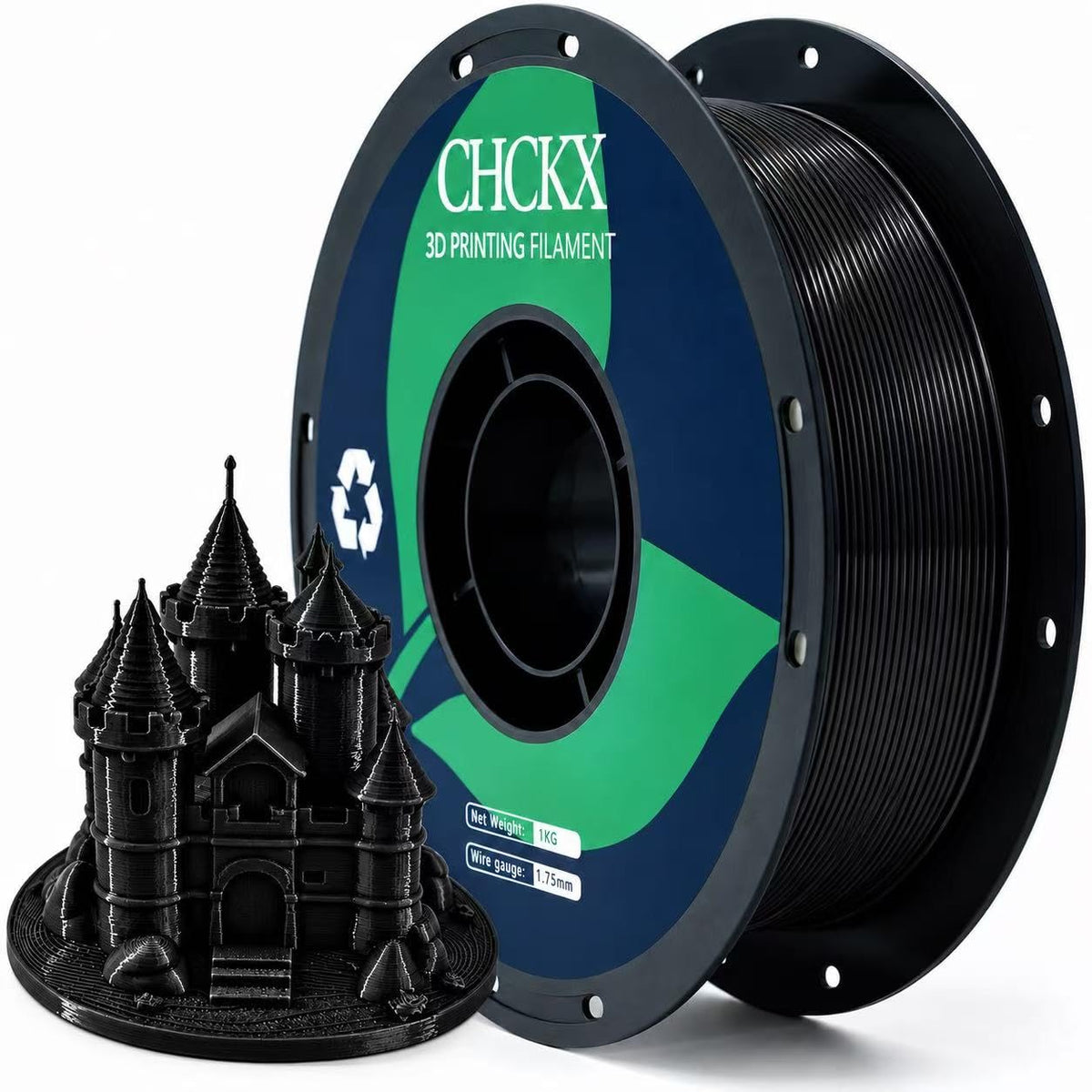 16Rolls PETG Filament Bundle Filament Bulk 1KG 1.75 mm Multicolor
