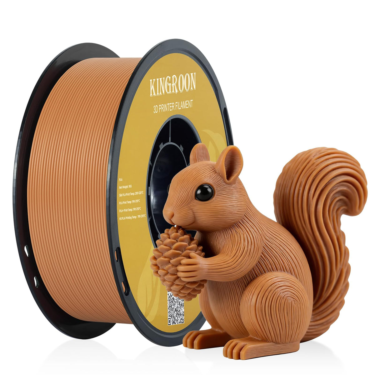 Kingroon 16KG PLA Filament Bundle 1.75mm 3D Printer Filament Multicolor Pla Filament Bulk for Most 3D Printer, Dimensional Accuracy +/- 0.02 mm, 1kg Spool,16 Rolls,16 Colors