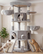 Cat Tree, 81.1" Skyward Corner Cat Tower for Large Cats VCT031W