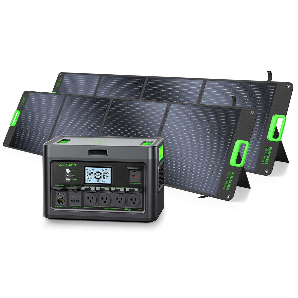 1000W Portable Power Station 999Wh, Solar Generator for Outdoor Emergency