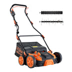 VEVOR 2-in-1 Electric Dethatcher and Scarifier, 16-Inch 15 Amp, Corded