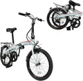 Xspec 20" 7 Speed Folding Compact City Commuter Bike (NOT an Electric Bike)