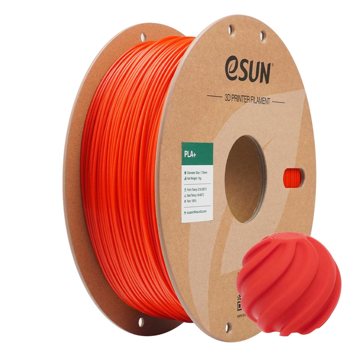 eSUN PLA+ Filament 3D Printer Filament 10KG Classic 10 Colors Bundle
