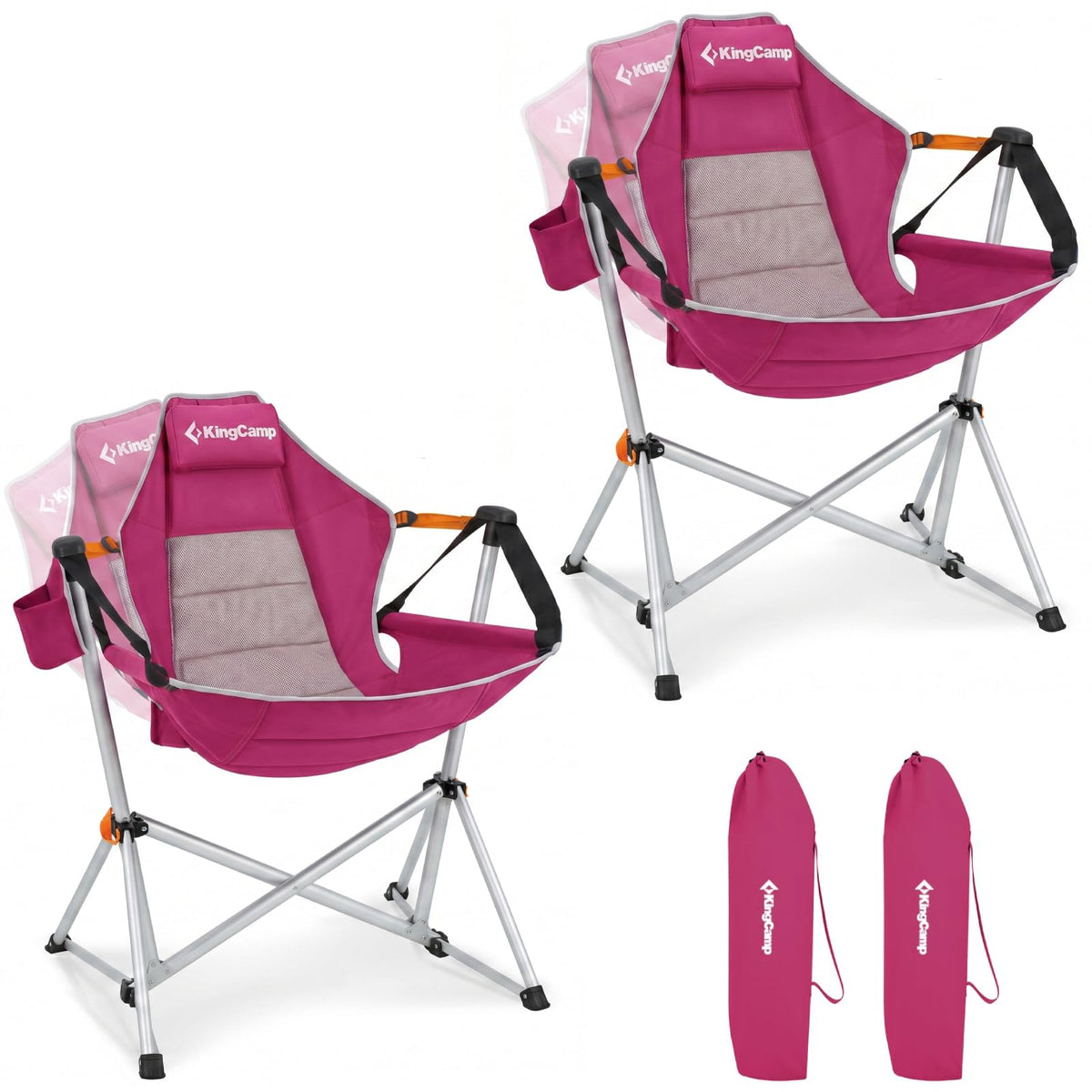 KingCamp Hammock Camping Chair, 400lbs Heavy Duty Swing Chairs for Adults