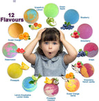 Bath Bombs for Kids with Surprise Inside, 12 Bubble Bath Fizzies with Toys