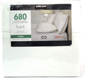 Kirkland Signature King Bright White 680 Thread Count Sheet Set 6 Piece Deep Pockets
