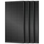 200 Watt Solar Panel 18BB N-Type, 25% Efficiency Monocrystalline Grade A+ Cells, 12V 200W Solar Panel IP68 for RV, Van, Trailer, Marine, Rooftop, Farm, Off Grid