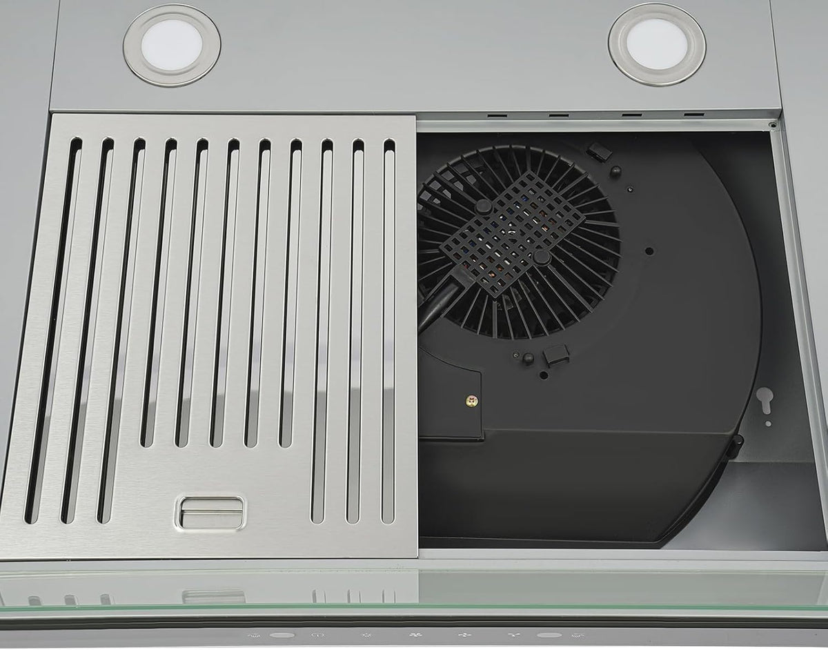 Range Hood 24 Inch Under Cabinet 350CFM Dual Motor 3-Speed Stainless Steel