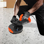 7-Inch Concrete Floor Grinder, 2200W Powerful Concrete Sanding Machine, Concretes Sander Practical Angle Grinder Tool, Floor Grinders Polishing Machine for Concrete Cement Grinding