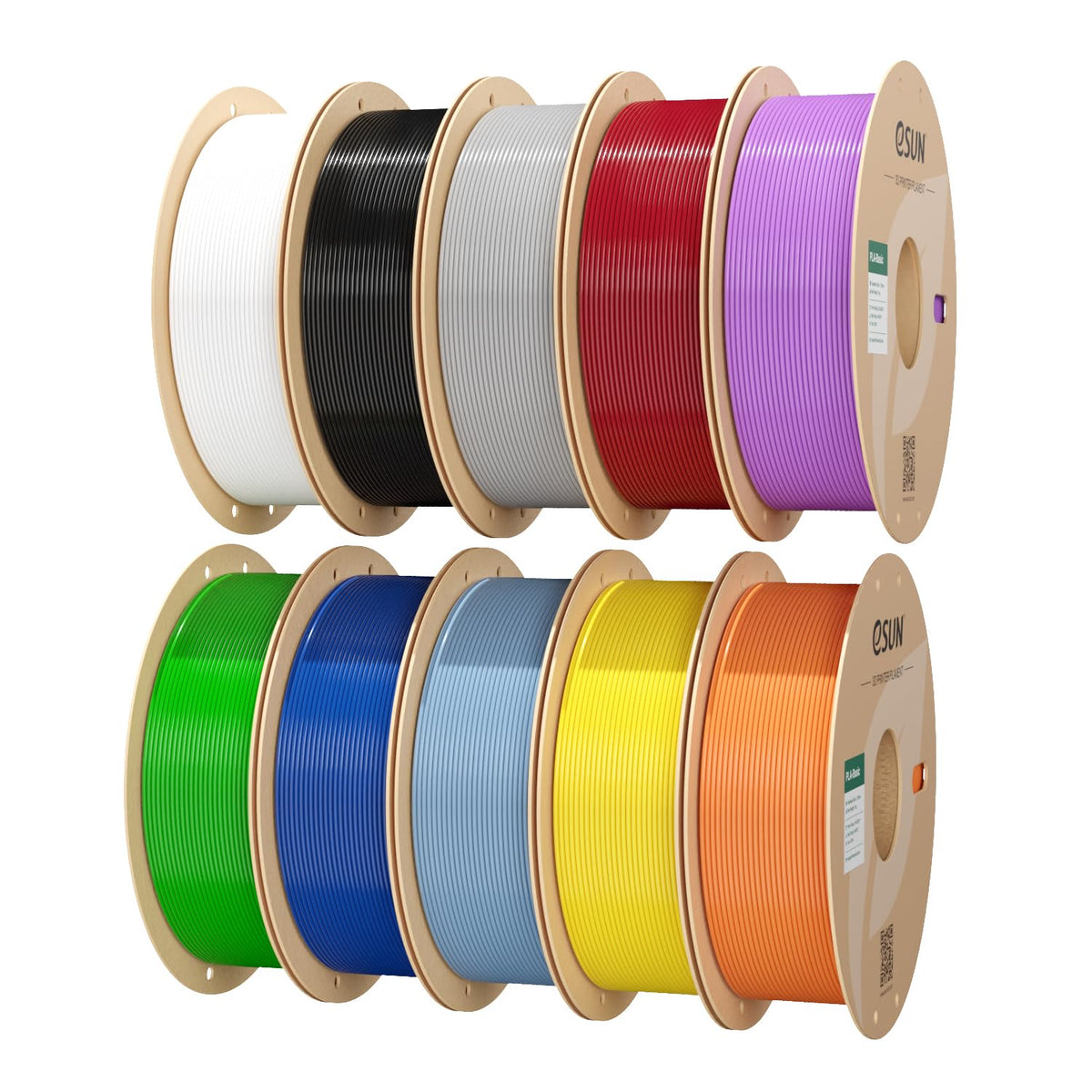 eSUN PLA Basic Filament 1.75mm 3D Printer Filament 10KG 10 Colors